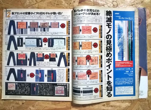 Replica jeans brand (1998 Japanese fashion magazine "Boon") Article - 7