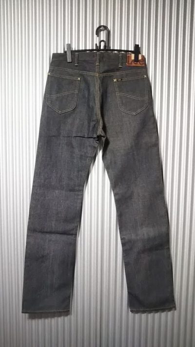 Back view of 40s Lee Riders jeans Reprint Unused Raw denim 90s made