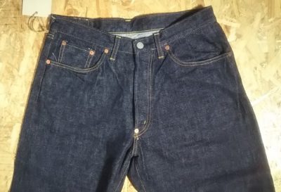 Front side 90s Big john selvedge denim jeans Denim craft.OR120B