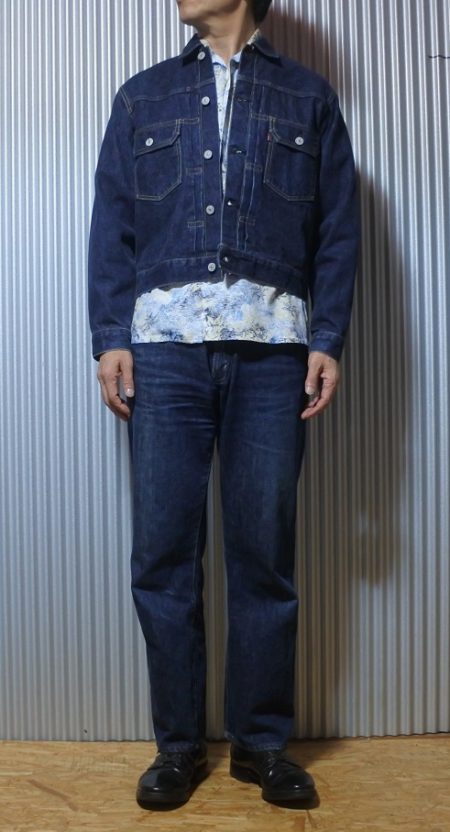 Wearing image 182 cm / 74 kg 1 of 90s Levi’s 71507XX Type 2 denim jacket