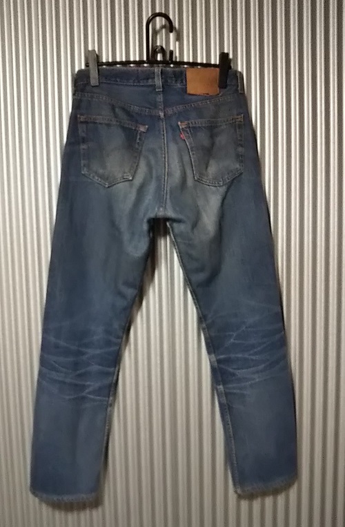 Rear view-1990s Levi's 501 Made in USA