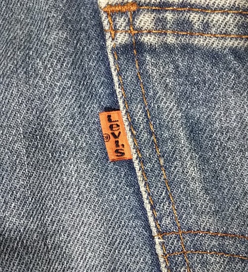 Orange tab - 90s Levi's 517 Made in Canada