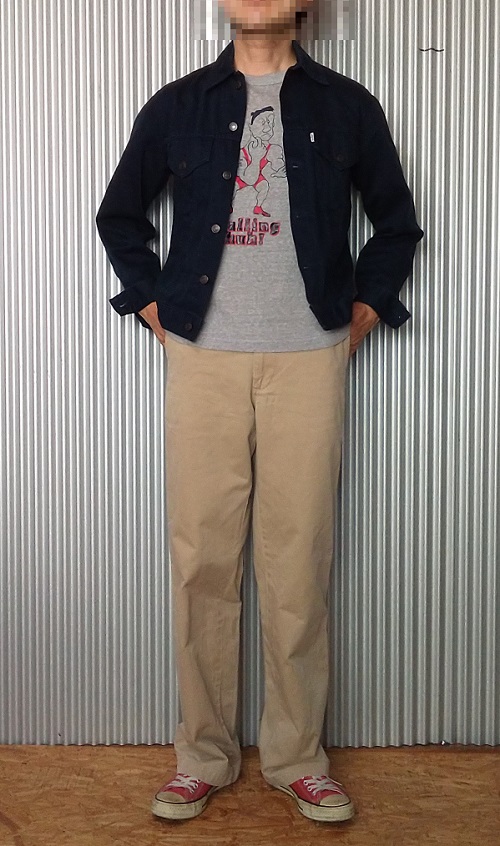 Wearing image 2 = 90s Levi's Work Pants "Levi's Workers" series CHINO PANTS Made in Japan