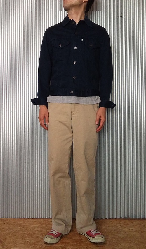Wearing image 1 = 90s Levi's Work Pants "Levi's Workers" series CHINO PANTS Made in Japan
