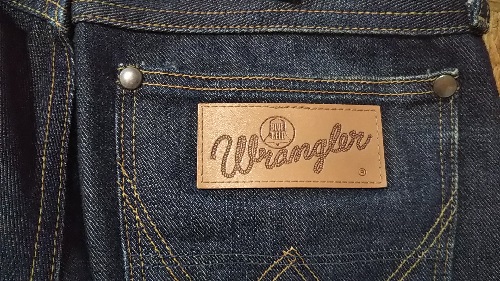 Vinyl chloride patch - 90s Wrangler 11 MWB 1964 reprint