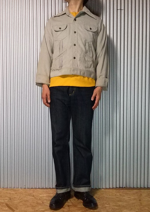 70's Levi's PANATERA Cody Roy jacket × 90s wrangler jeans × Alden boots
