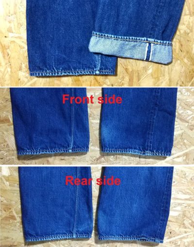 Selvedge and Hem - WAREHOUSE 1000 (1000XX). Model XX Japanese jeans