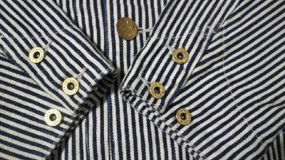button - Levis Vintage Closing　Levi’s Hickory Chore coat30s reprint
