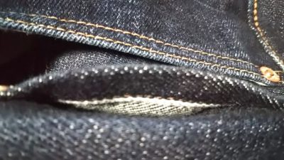 Selvedge in coin pocket - STUDIO D'ARTISAN D1755 Tepered straight. W35-36 15oz Selvedge 0kayama denim