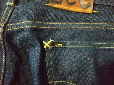 Back pocket - Lee Riders 101Z.1952 Reprint. 90s Japan made