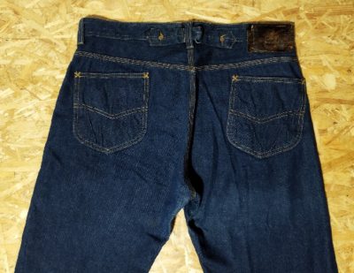 Cinch back - 30s Lee Cowboy Pants,90s Reprint Made in Japan .