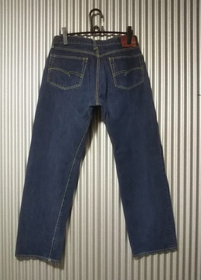 Back view - STUDIO D'ARTISAN SD-D02 Natural indigo W31-32