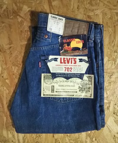 Levi’s Classic Dead stock 1980s Levi's 702”30s reprint” Made in japan
