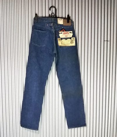 Back view - Levi’s Classic Dead stock 1980s Levi's 702”30s reprint” Made in japan