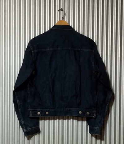 Back view-90s Levi ’s 71507XX Type 2 denim jacket 50s Reprint Size38