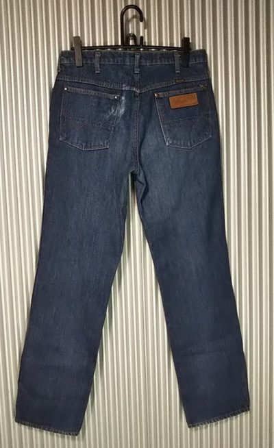 Back view-80s Wrangler 11MWB Made in Japan W33-34