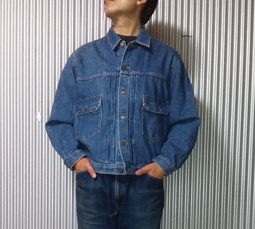 outfits --80s Levi's Type 2 70502-0217 Denim Jacket. size L Made in Japan