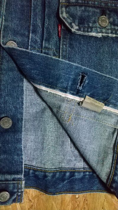 Selvedge-90s Levi's 70502XX Type 1 Denim Jacket.size38