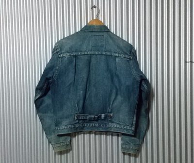 Back side-90s Levi's 70502XX Type 1 Denim Jacket.size38