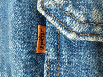 Orange tab - 80s Levi's Type 2 70502-0217 Denim Jacket. size L Made in Japan