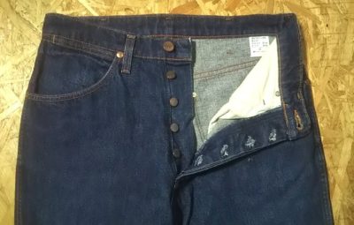 Button fly-80s Wrangler 11MWB cowboy cut Denim Jeans. W30-31