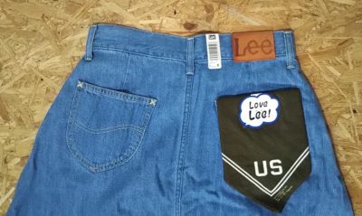 Back pocket-Lee "Heritage Original Series" long skirt. Deadstock W28-29