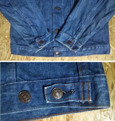 Adjustment button-80s Levi ’s 70505 Type 3 denim jacket Size 38 Made in Japan