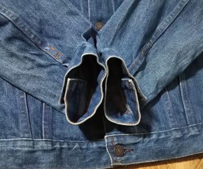 Cuffs-80s Levi ’s 70505 Type 3 denim jacket Size 38 Made in Japan