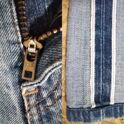 TALON Zipper and Selvedge -90s Levi's 502xx ”60s 501Zxx reprint” 140th anniversary Mode in Japan W31