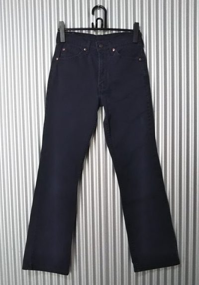 90s Levi's 517 Made in Japan Size 28 Dark navy White tab Good condition.