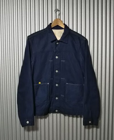 Big John “World Workers” Chore jacket. Size L Made in Japan. – Denim-Wing