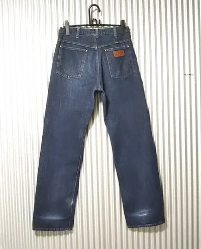Back view - 90s Wrangler Selvedge Jeans. Made in JAPN. 50s detail