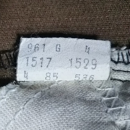 Inner display tag-80s Levi's 517 Cody Roy Made in USA