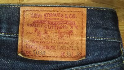 Leather label-90s Levi's 503xx "50s reprint" W34 L31