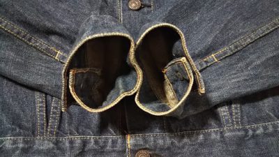 Cuffs fade-90s Levi ’s 71557 type 3 denim jacket 38 Big E 60s reprint