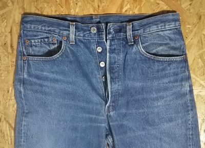 Button Fly-1990s Levi's 501 Made in USA 1991 made W32 L33