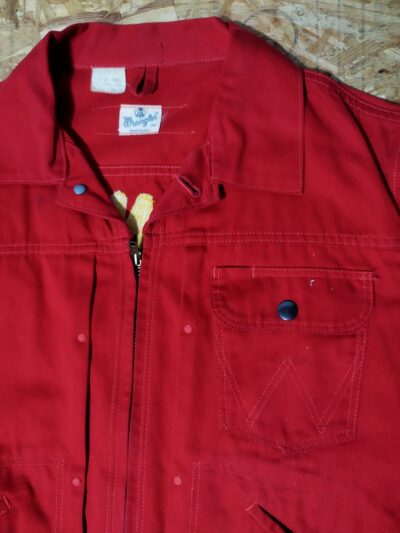 Chest pocket - VTG 90s Wrangler 12MJ Western Jacket. "Champion jacket". Made in Japan. Size 38.